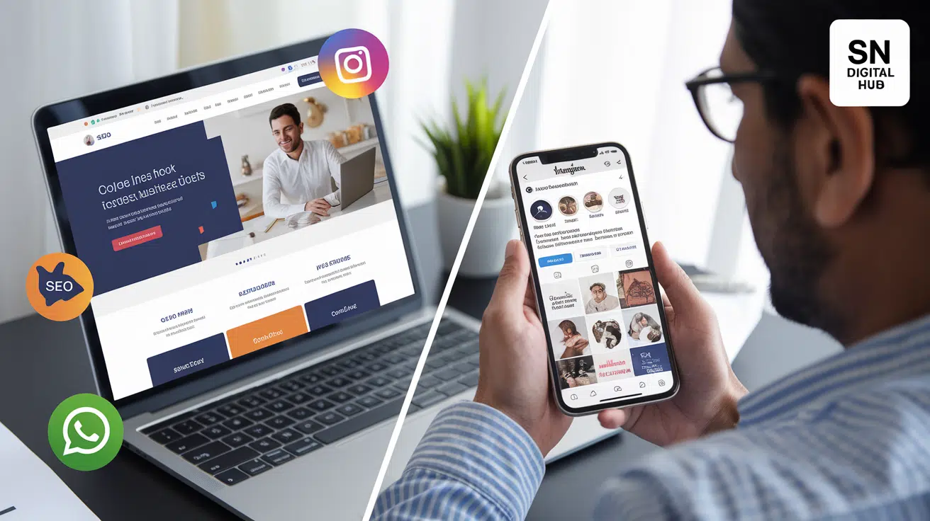 Website vs Social Media