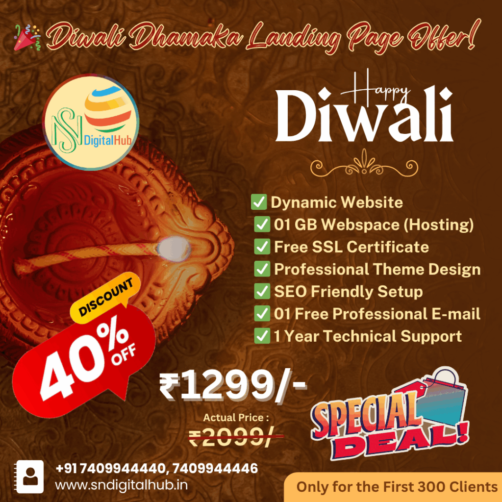 Brown and White Simple Happy Diwali Greeting Instagram Post 1