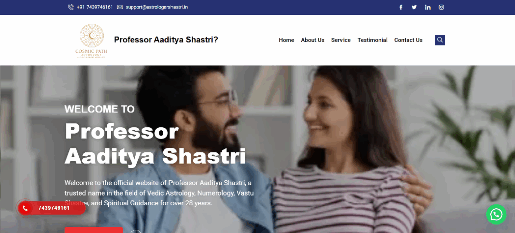 Prof. Aditya Shastri