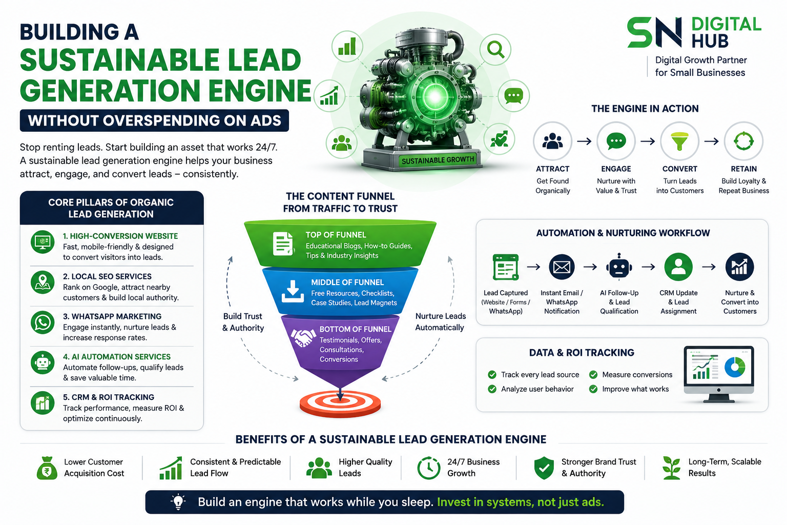 Building a Sustainable Lead Generation Engine Without Overspending on Ads 1 Sustainable Lead Generation Engine